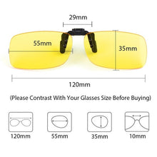 Load image into Gallery viewer, Cyxus Blue Light Blocking Clip-ons Yellow Lens for  All Sizes Computer glasses Anti Eye Eyestrain Unisex  8000