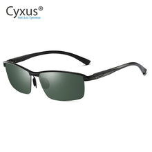 Load image into Gallery viewer, Cyxus Original  Designed Polarizer UV400 Driving Mirror Rectangle Sunglass Mens  for Driving Fishing Golf Outdoors-1983
