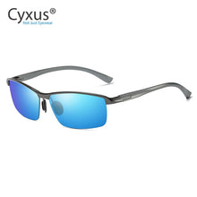 Load image into Gallery viewer, Cyxus Original  Designed Polarizer UV400 Driving Mirror Rectangle Sunglass Mens  for Driving Fishing Golf Outdoors-1983