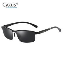 Load image into Gallery viewer, Cyxus Original  Designed Polarizer UV400 Driving Mirror Rectangle Sunglass Mens  for Driving Fishing Golf Outdoors-1983